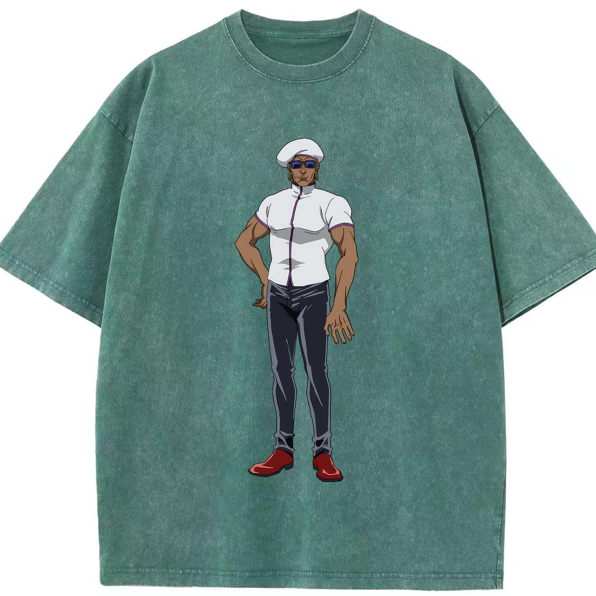 （画像用） 呪術廻戦 Jujutsu Kaisen 綿100% ヴィンテージ風 半袖Tシャツ（フロントプリント）